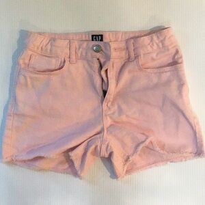 Gap - pink stretch high waist shorts